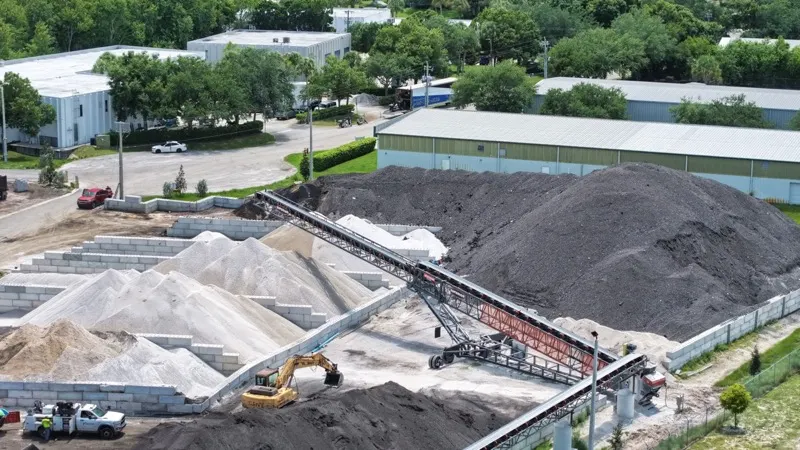 Engineered Asphalt Materials plant in Vero Beach, FL