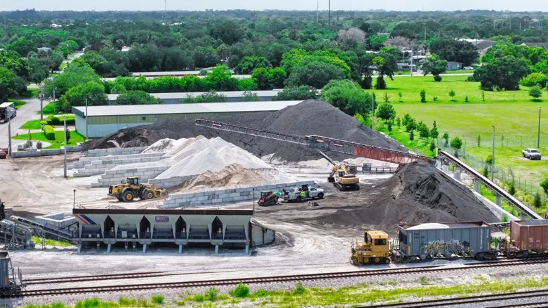 Engineered Asphalt Materials plant in Vero Beach, FL