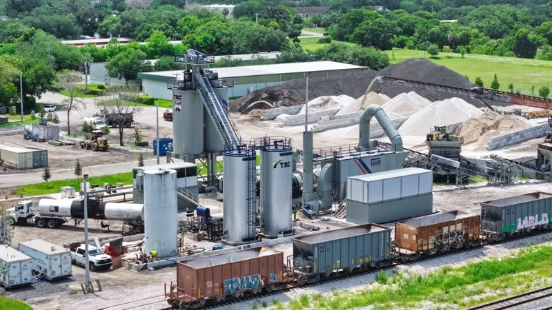 Engineered Asphalt Materials plant in Vero Beach, FL