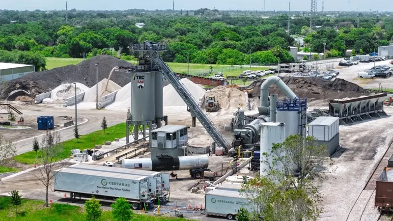 Engineered Asphalt Materials plant in Vero Beach, FL
