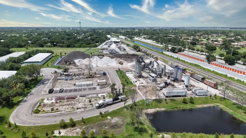 Engineered Asphalt Materials plant in Vero Beach, FL