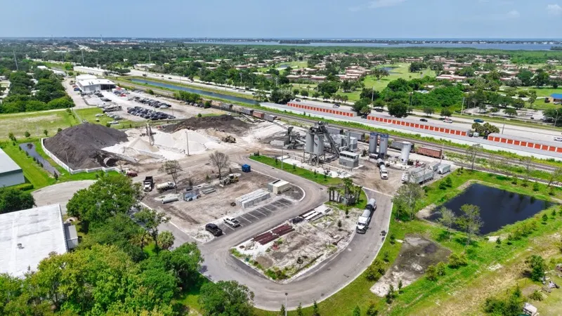 Engineered Asphalt Materials plant in Vero Beach, FL