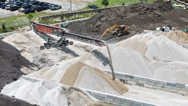Material stockpiles