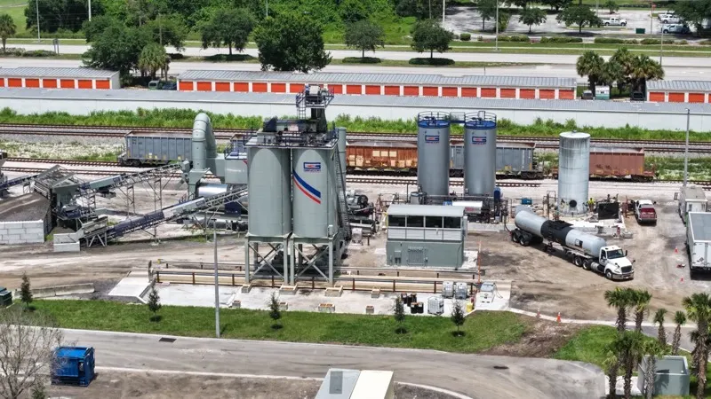 Engineered Asphalt Materials plant in Vero Beach, FL