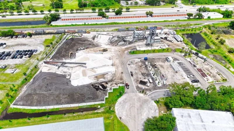 Engineered Asphalt Materials plant in Vero Beach, FL